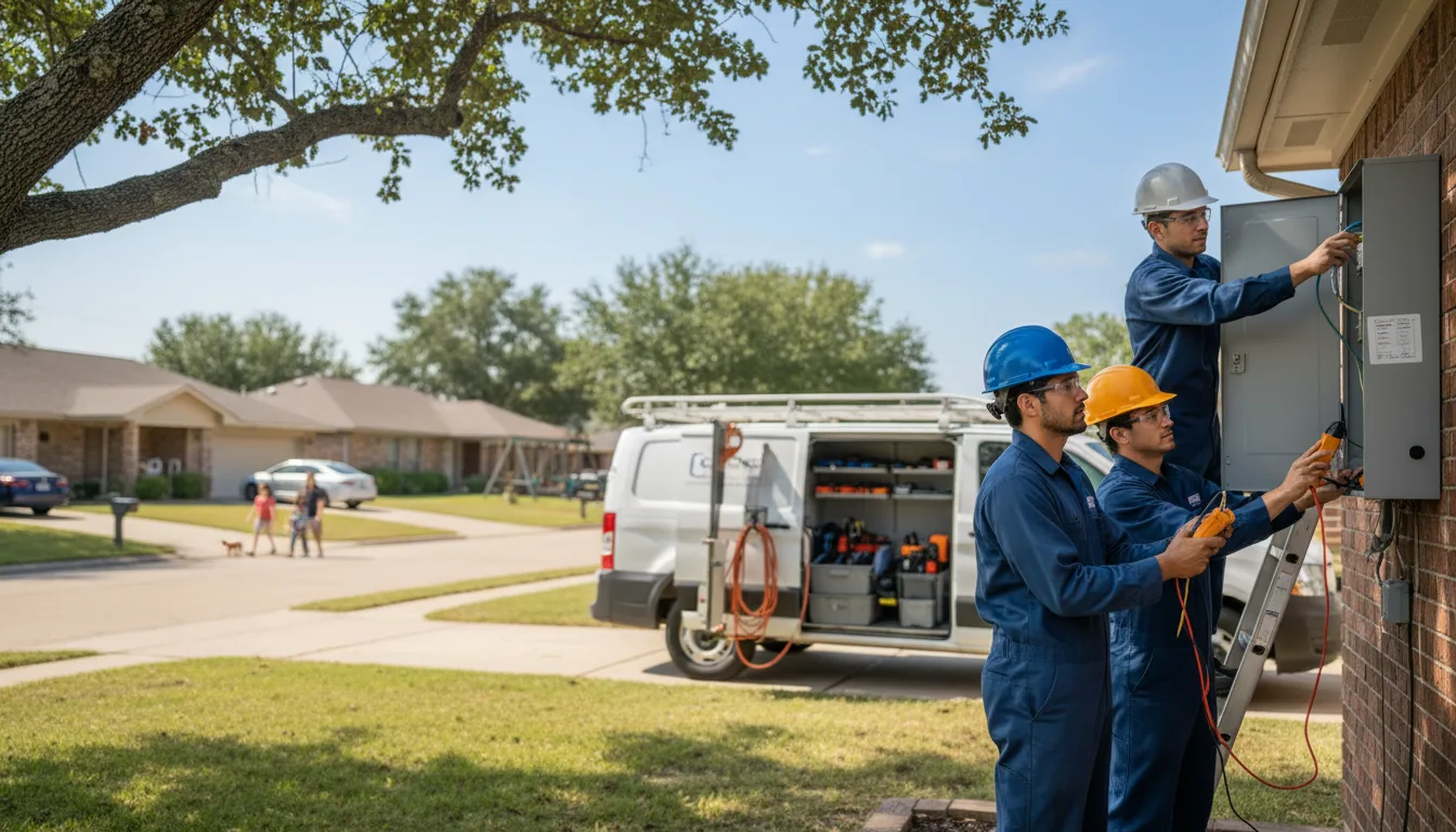 Certified electrician providing emergency electrical services in Goodrich, ND